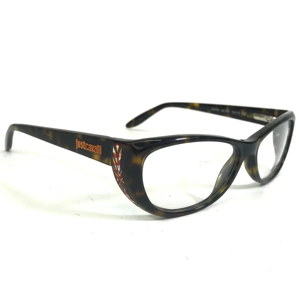 Just Cavalli Eyeglasses Frames JC0454 col.052 Dark Havana Tortoise 53-13-135